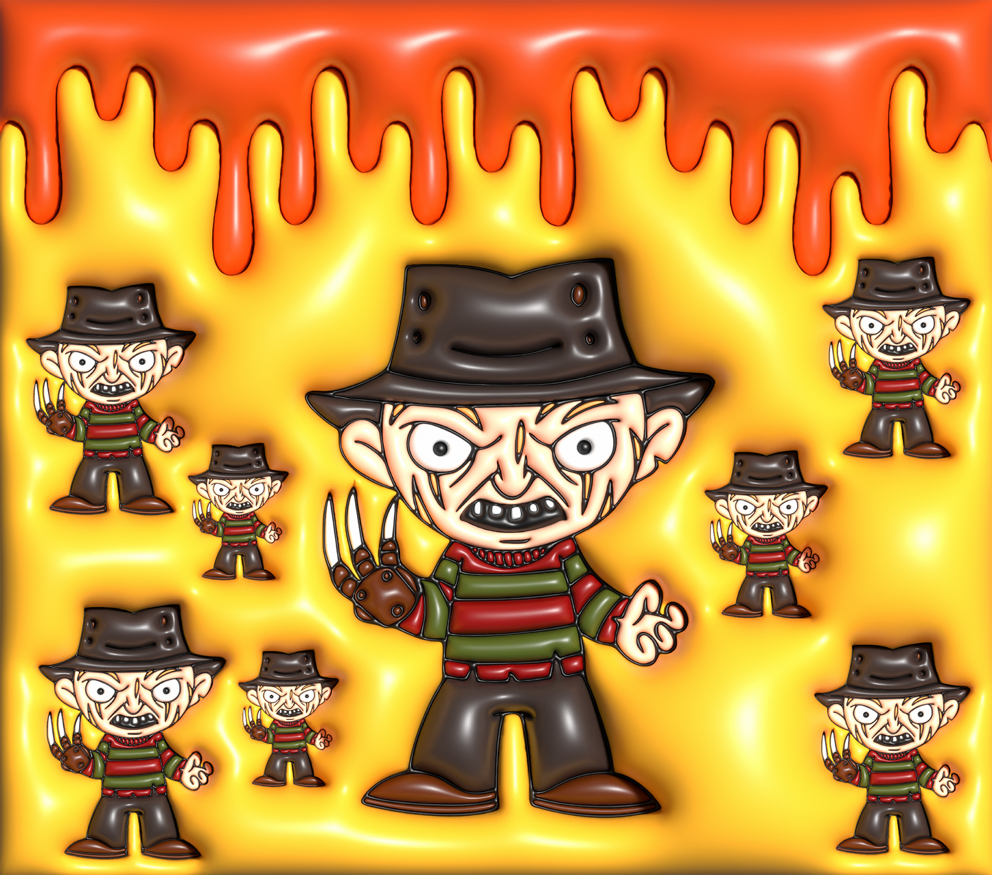 Halloween Horror 7 - 20 Oz Sublimation Transfer