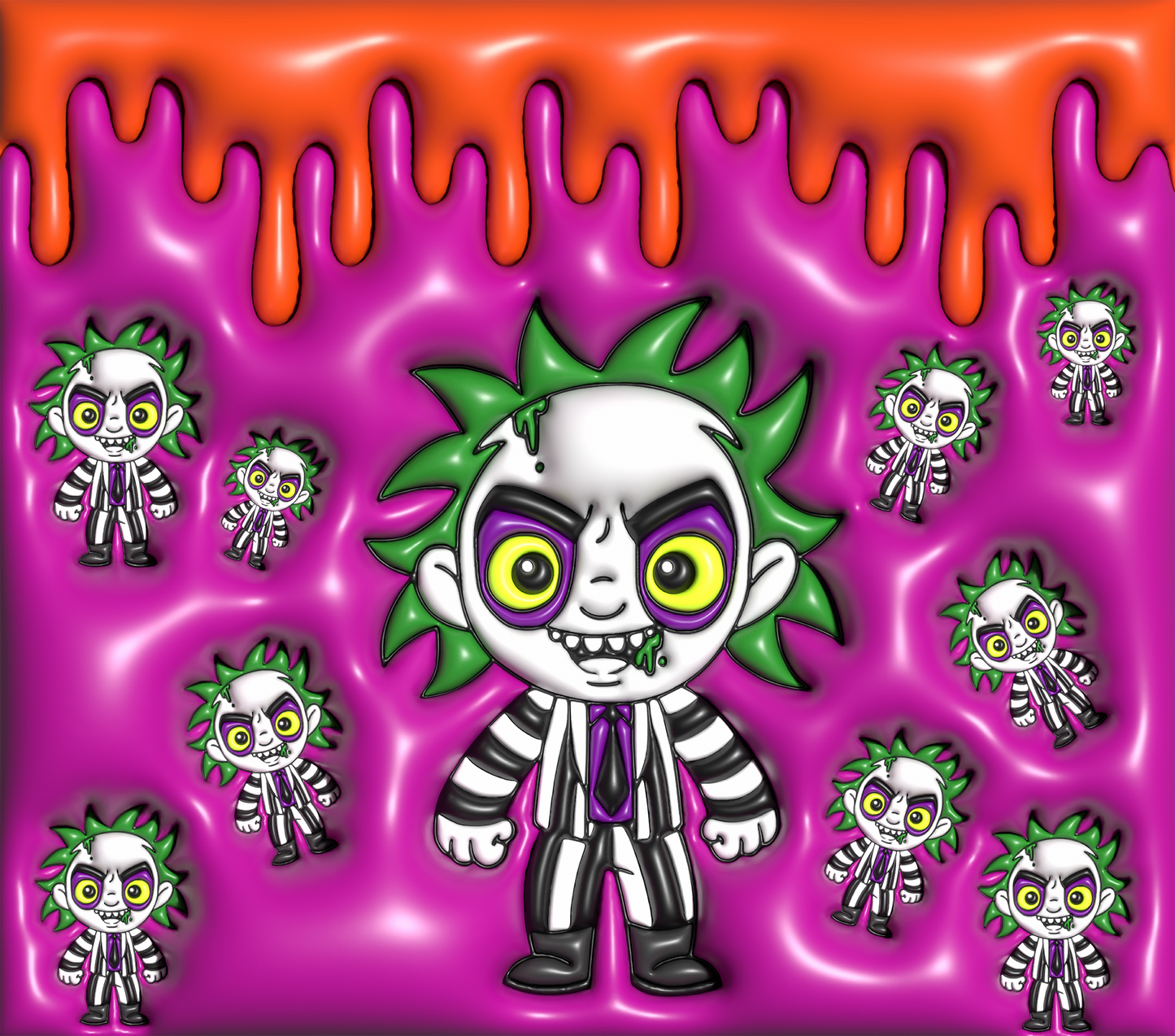 Halloween Horror 9 - 20 Oz Sublimation Transfer