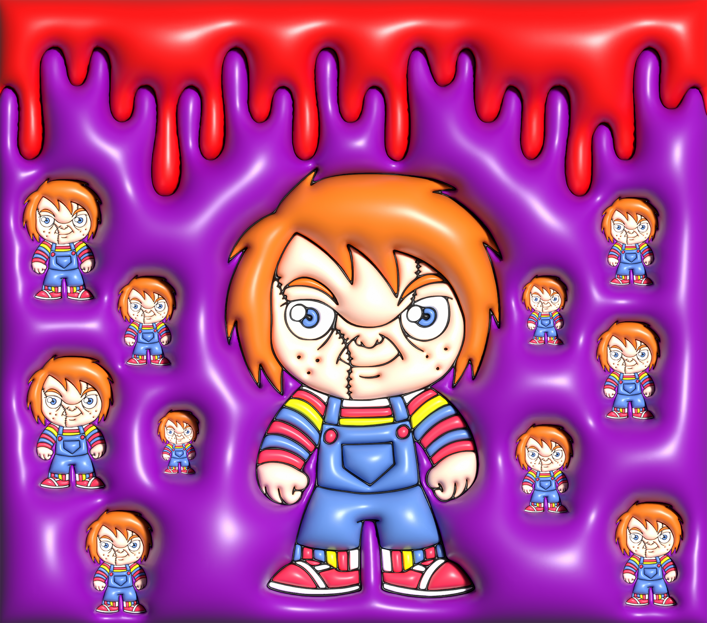 Halloween Horror 12 - 20 Oz Sublimation Transfer