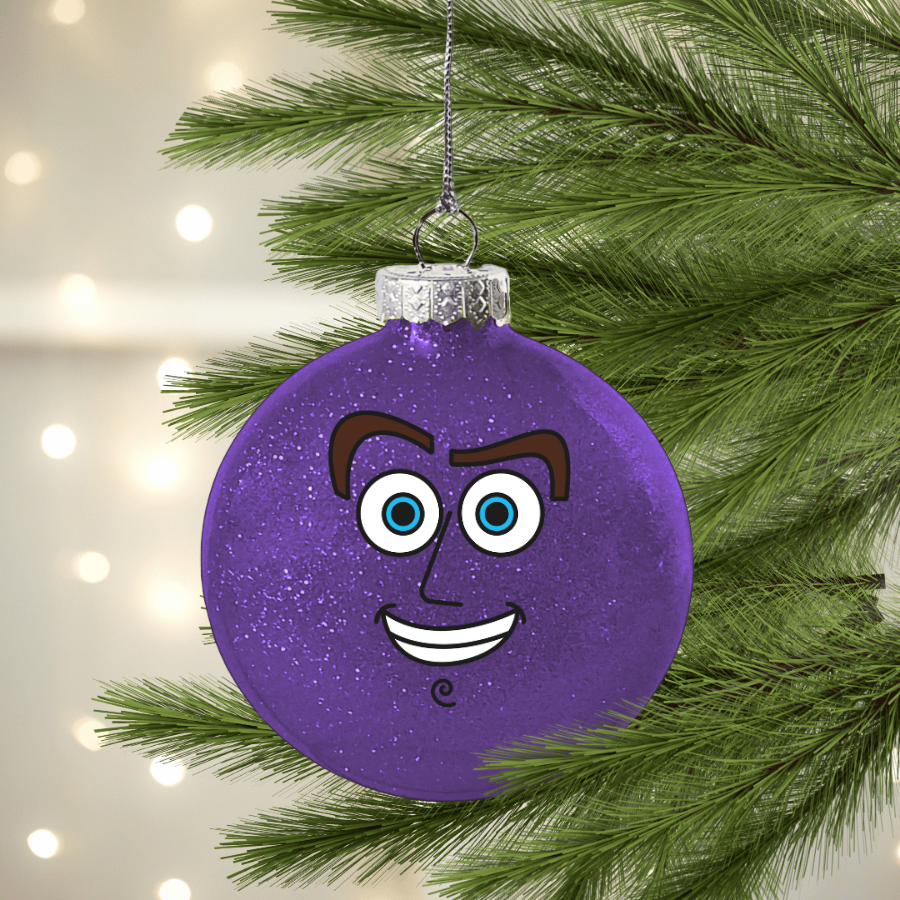 Space Toy Character UV DTF Christmas Ornament Decal