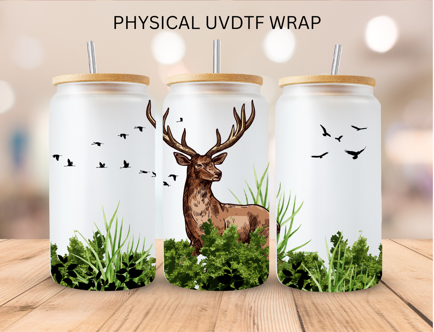 Deer - 16 oz / 20 oz Libby UV DTF