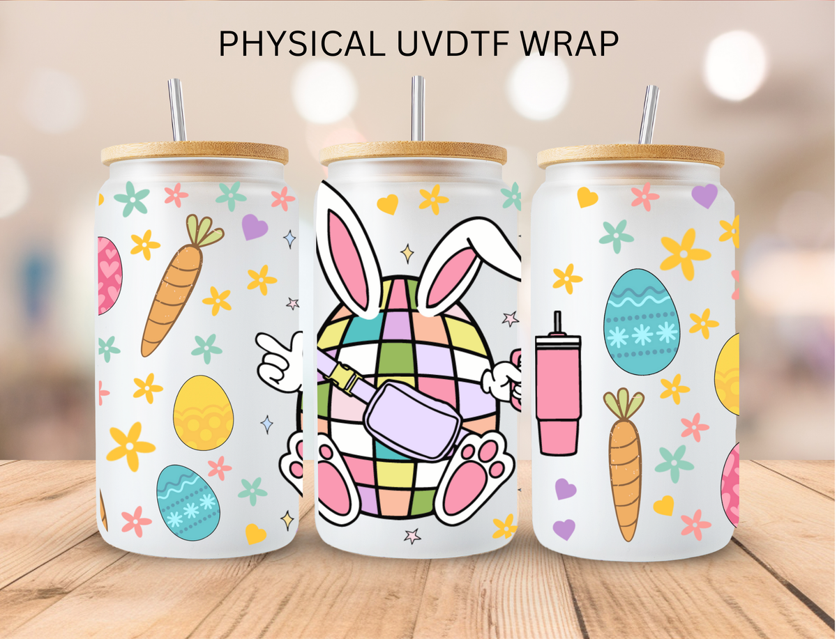 Easter Bunny Tumbler - 16 oz / 20 oz Libby UV DTF