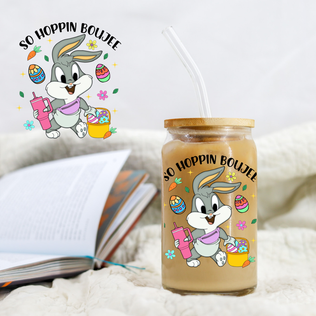 Easter Rabbit So Hoppin Boujee - UVDTF decal