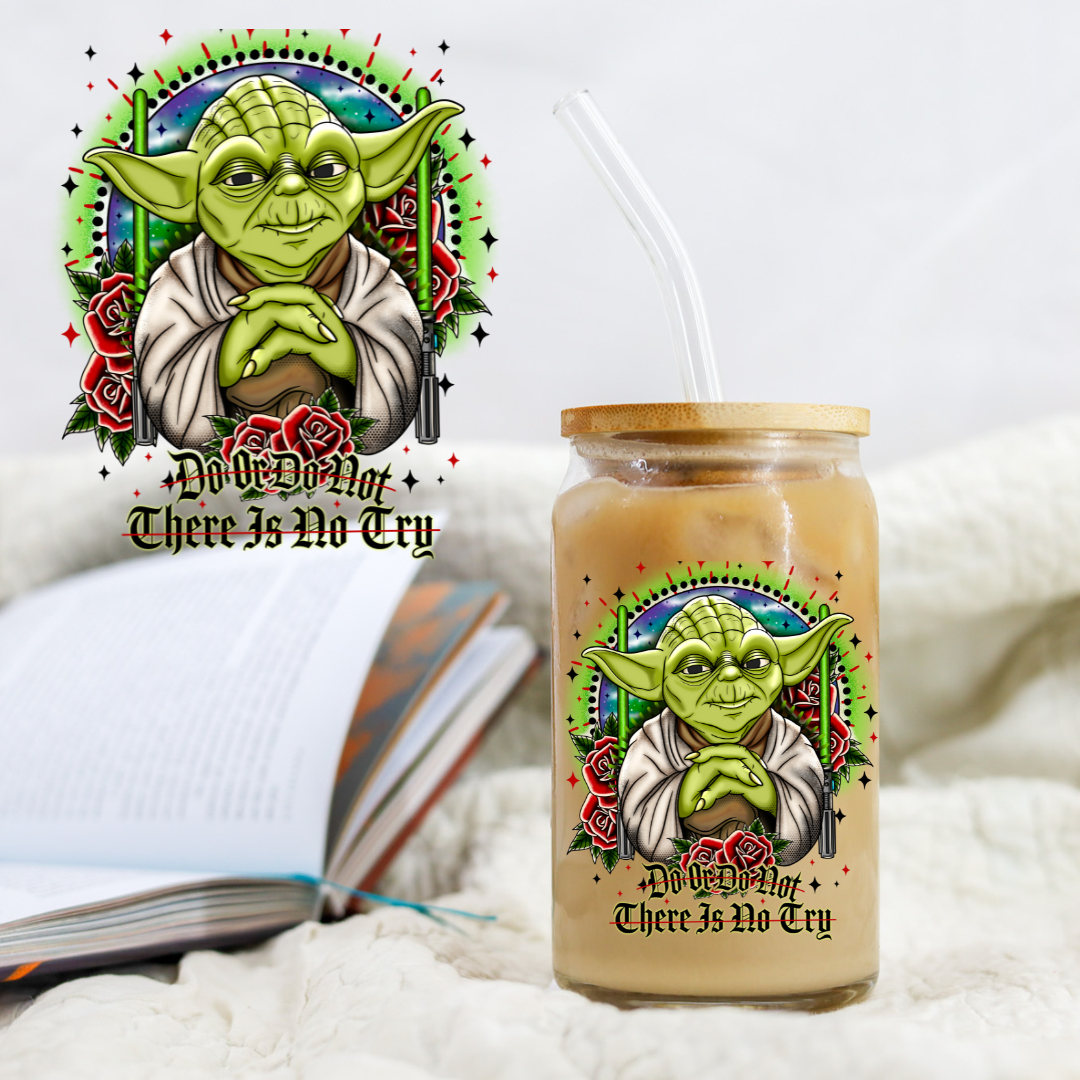 Do or do not words Star Hero - UV DTF Libby Decal SUPRIMA EXCLUSIVE