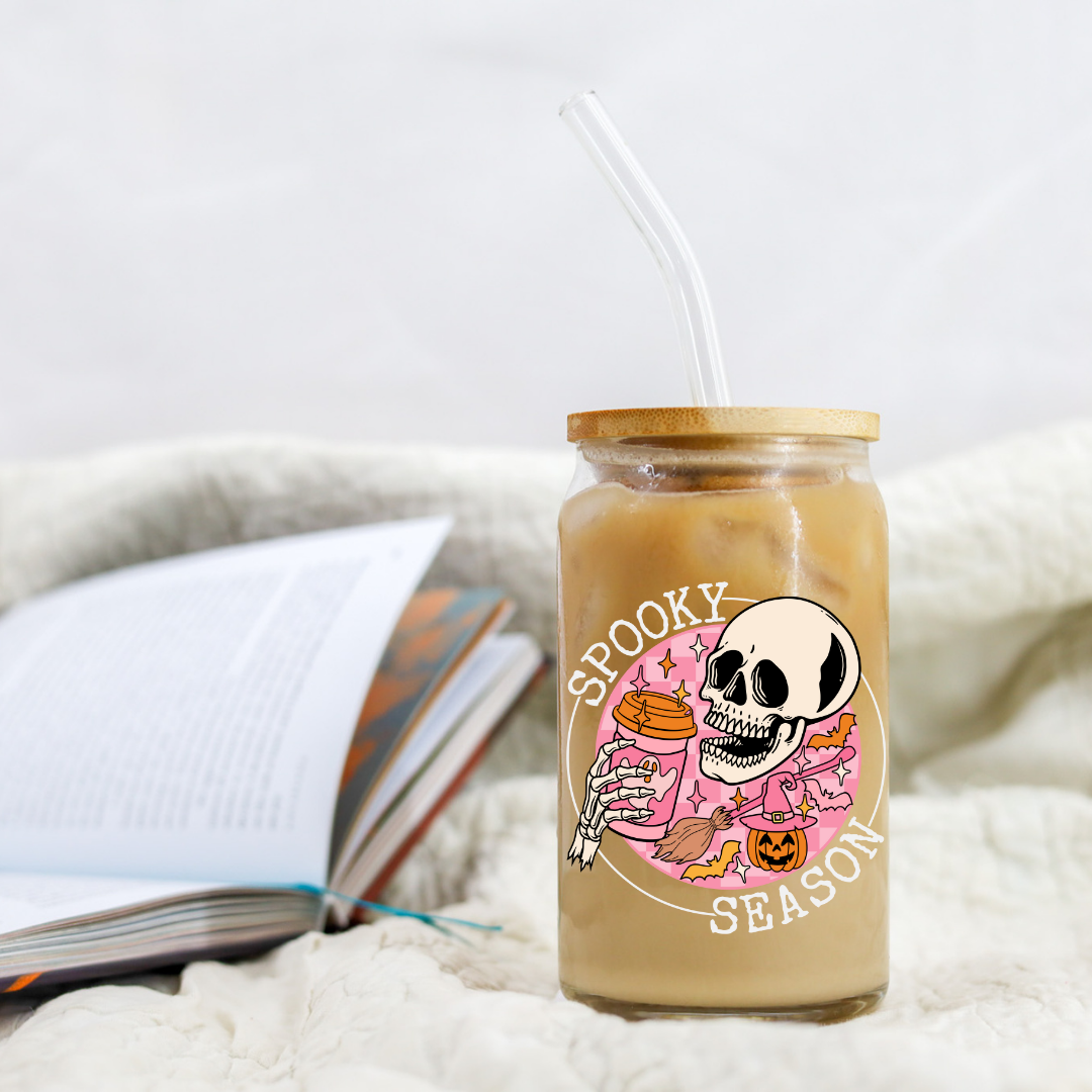 Halloween Spooky Season (white) - UVDTF decals