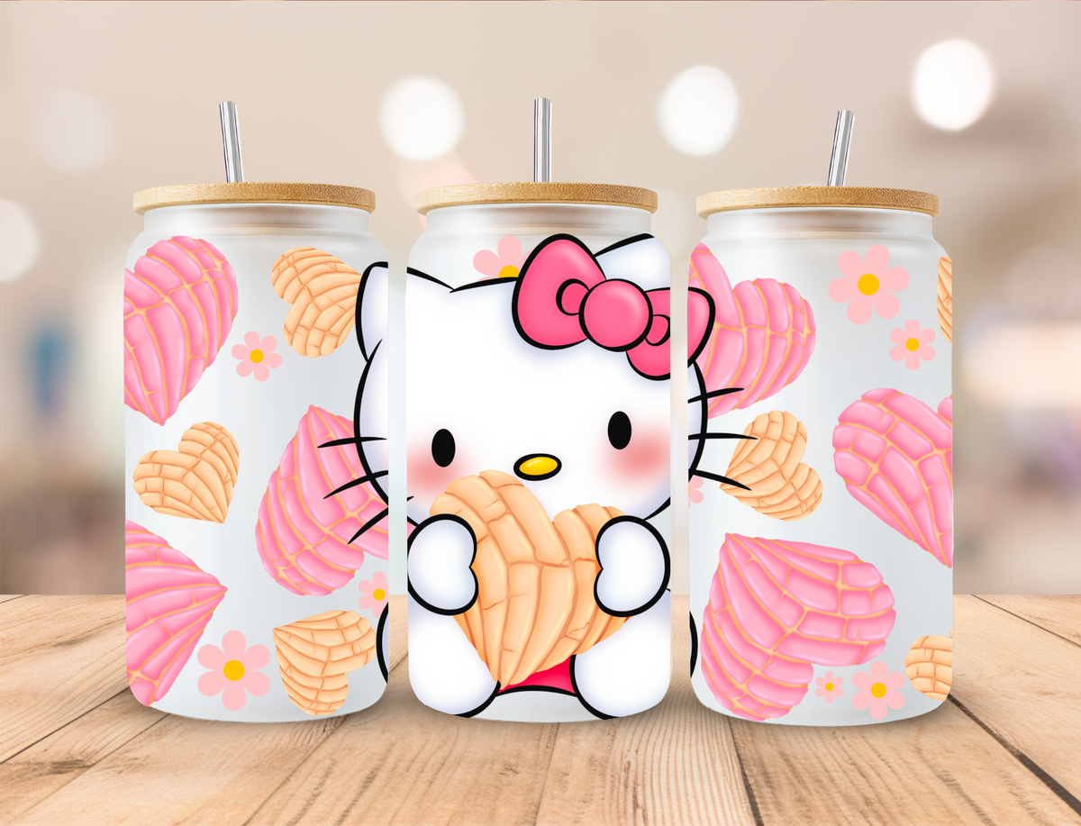 Kitty Concha - 16 oz / 20 oz Libby UV DTF Wrap