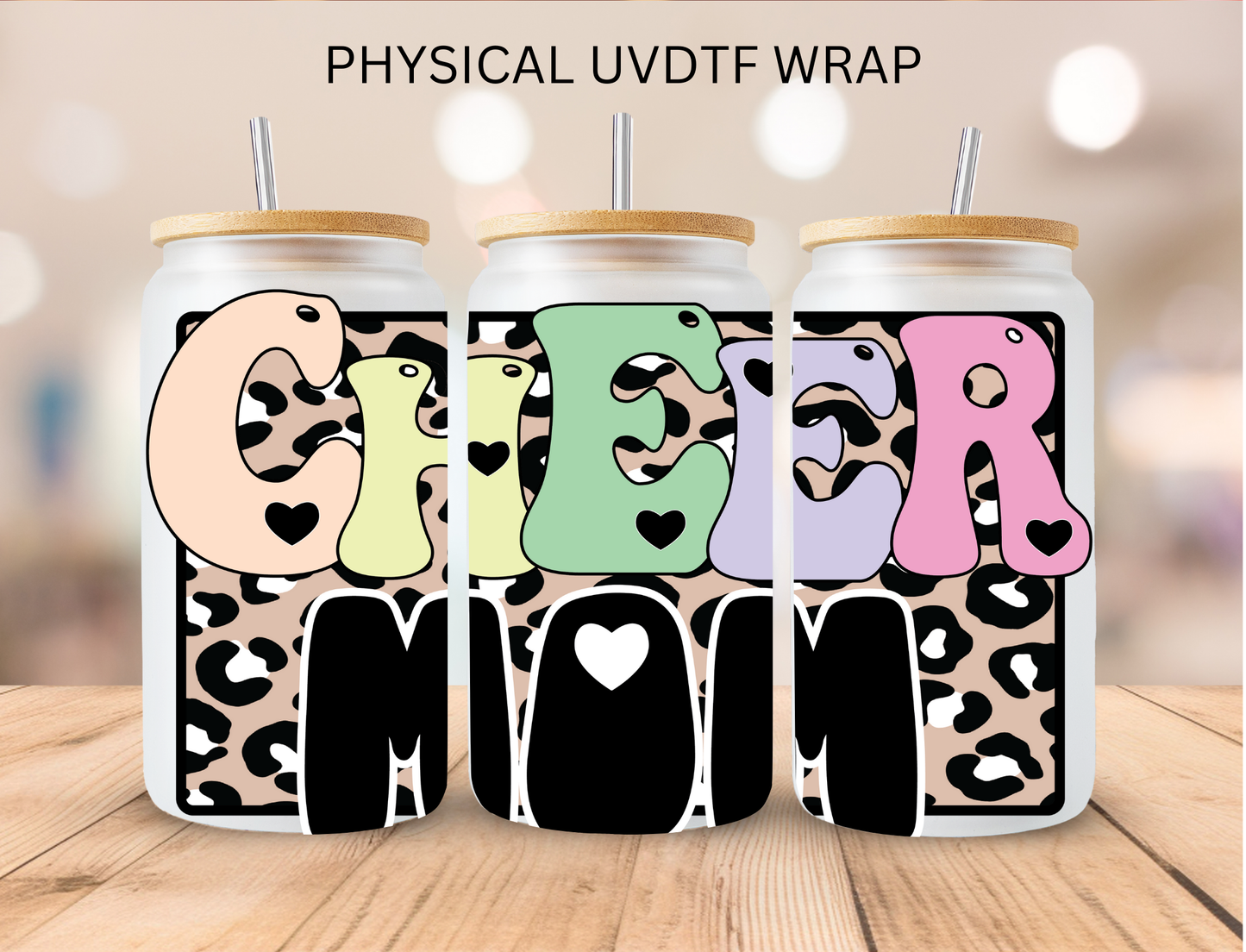 Cheer Mom - 16 oz / 20 oz Libby UV DTF
