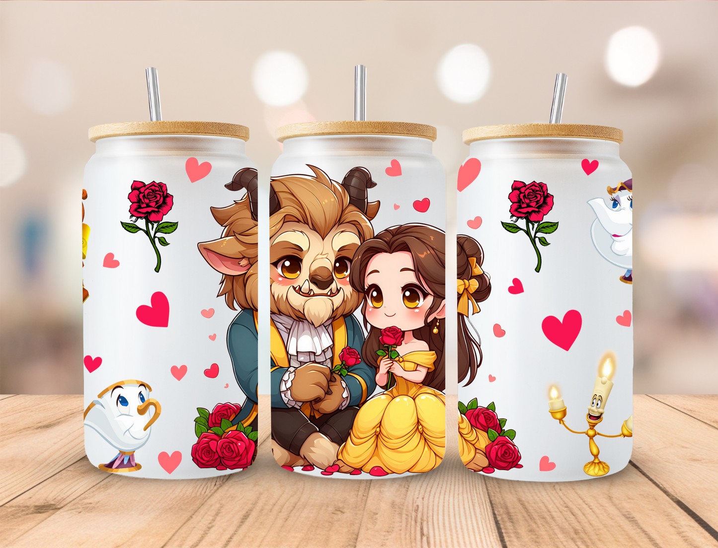 Beast Princess - 16 oz / 20 oz Libby UV DTF Wrap