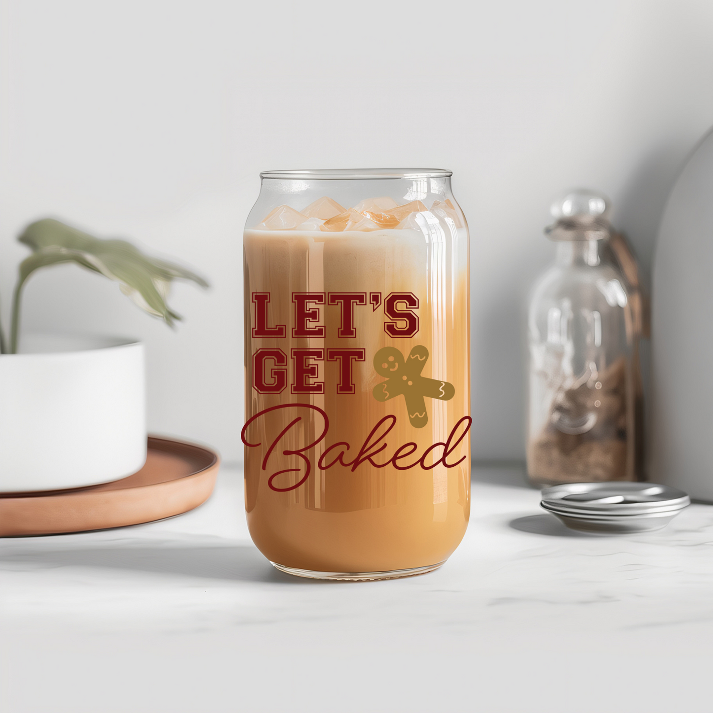 Christmas Lets Get Baked - UVDTF Decals