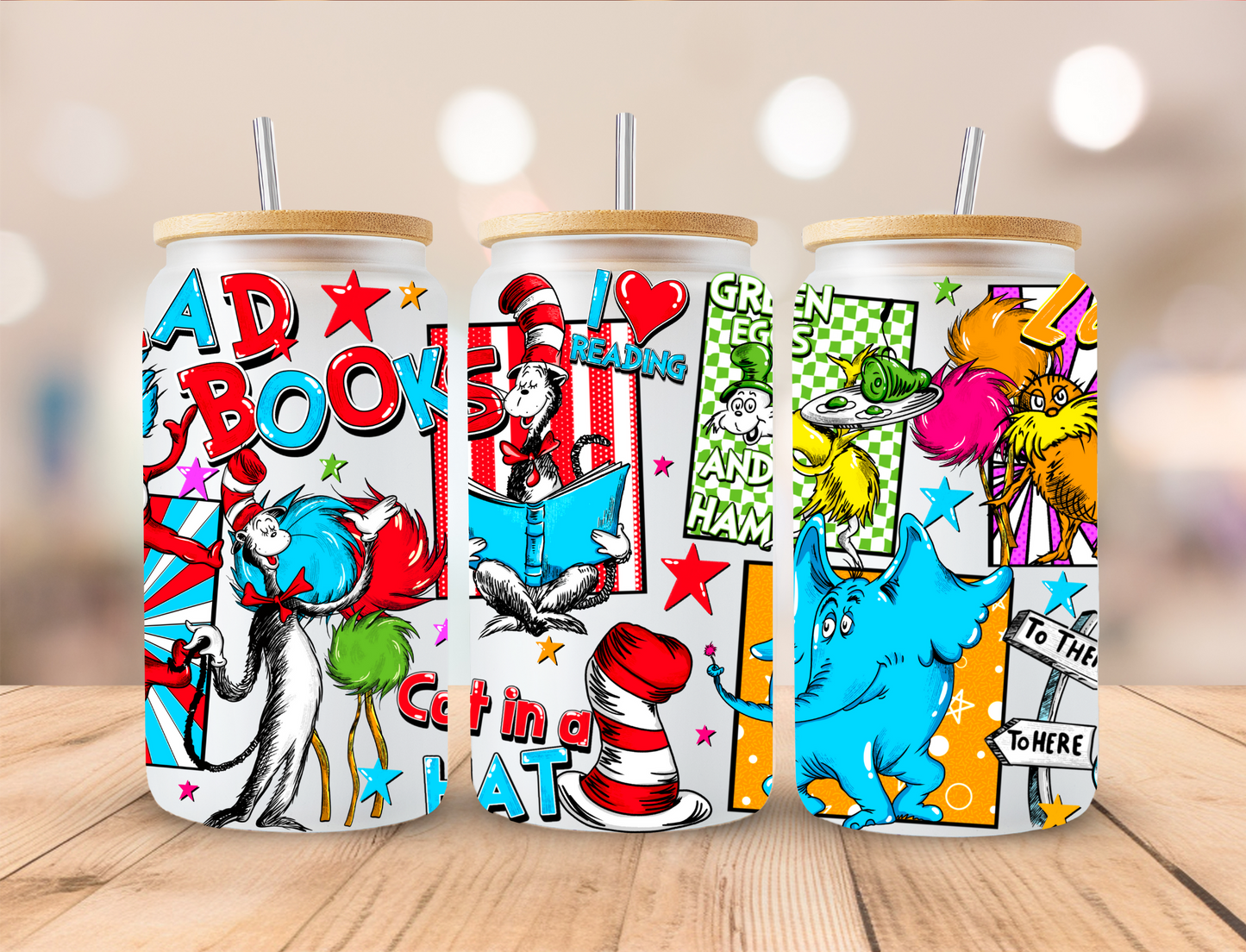 Childrens Book - 16 oz / 20 oz Libby UV DTF Wrap