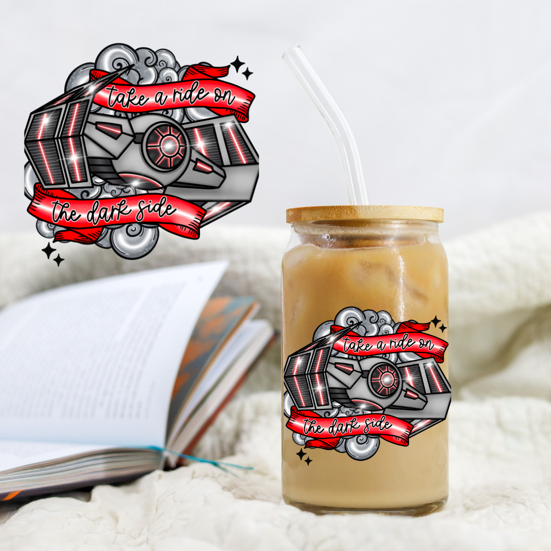 Take A Ride On The Dark Side Star Hero - UV DTF Libby Decal NEACE CO EXCLUSIVE