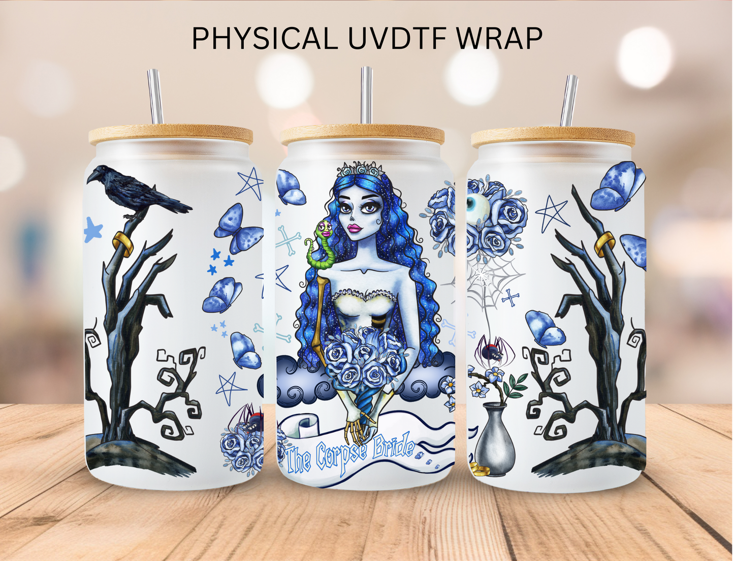 Dead Bride (2) - 16 oz / 20 oz Libby UV DTF
