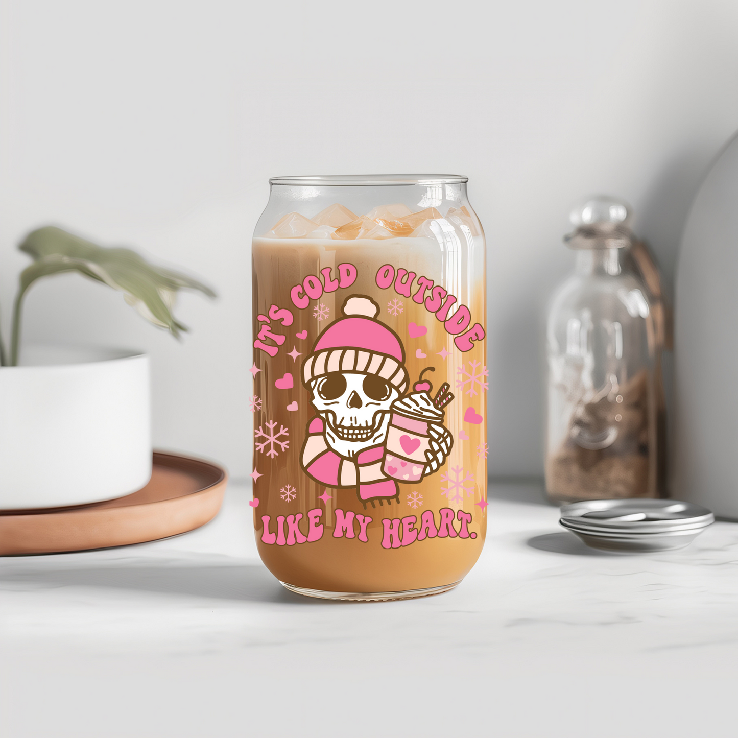 Christmas It's Cold Outside Like My Heart - UVDTF Decals