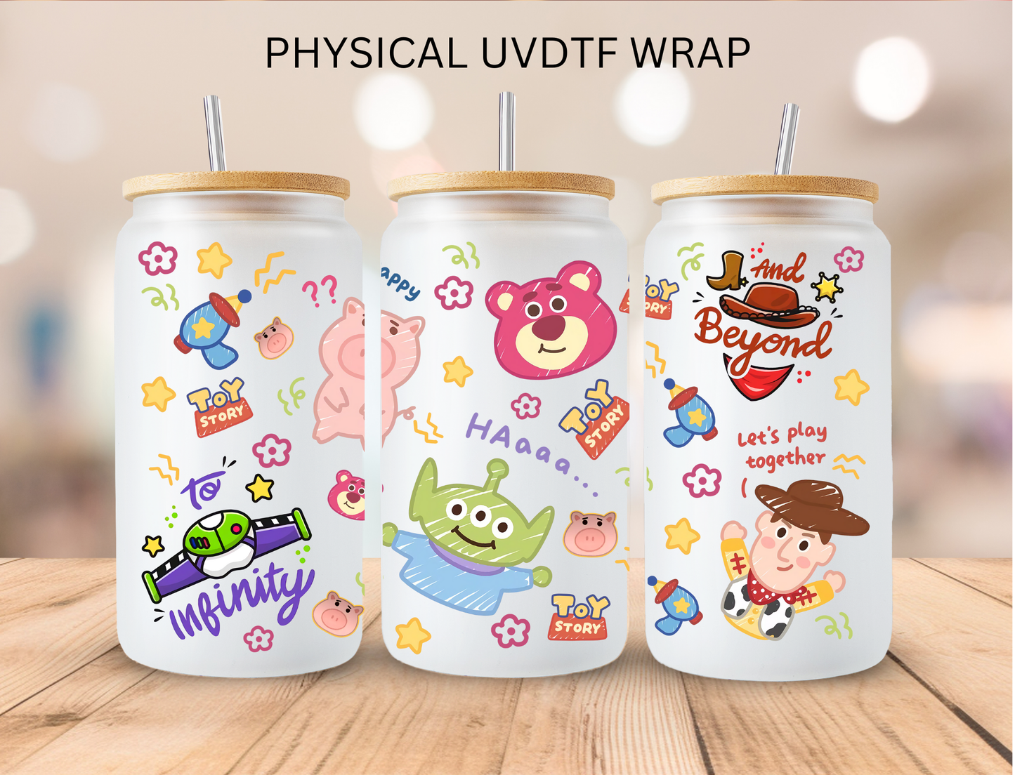 Toy Friends Infinity - 16 oz / 20 oz Libby UV DTF