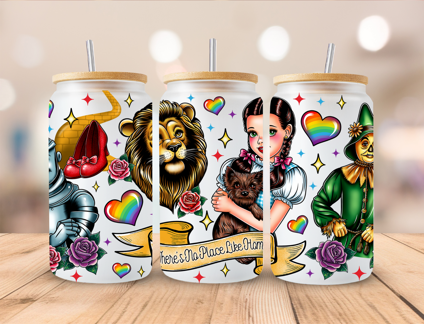 Yellow Road - 16 oz / 20 oz Libby UV DTF Wrap