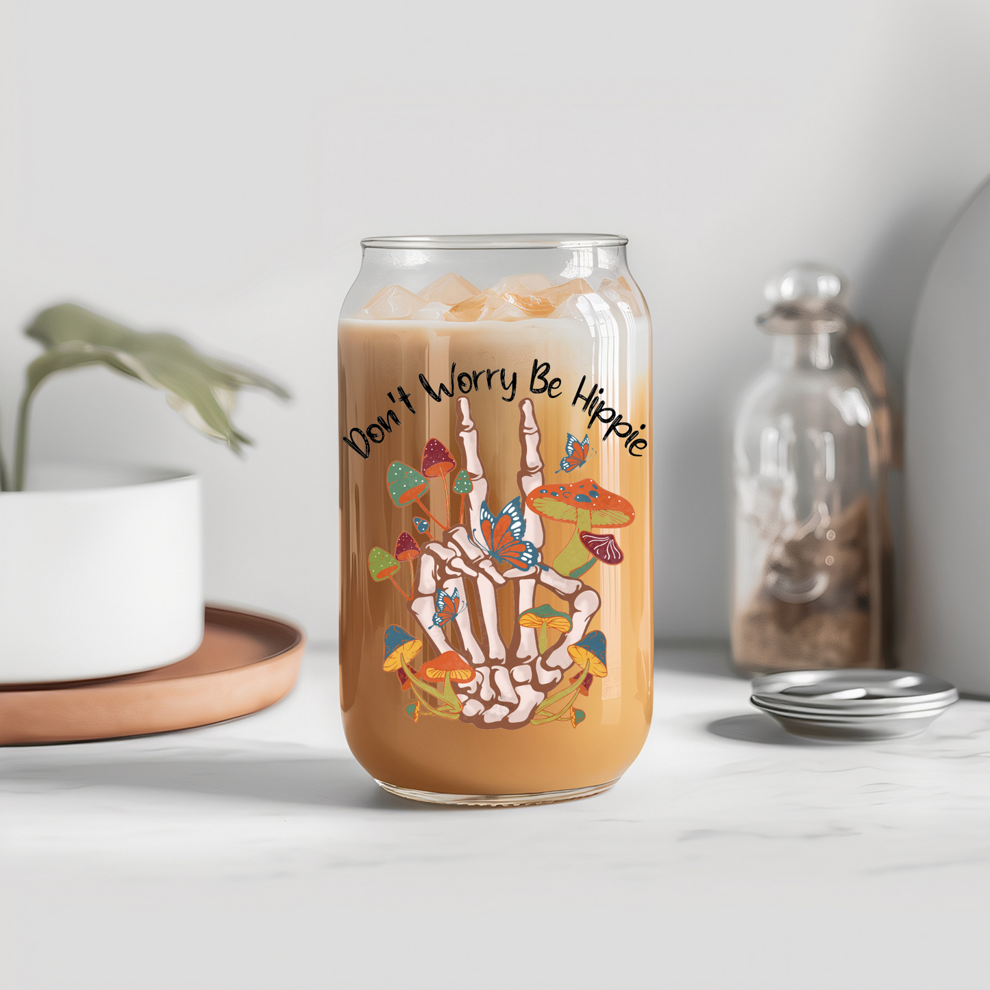 Don't Worry Be Hippie - UVDTF Decals