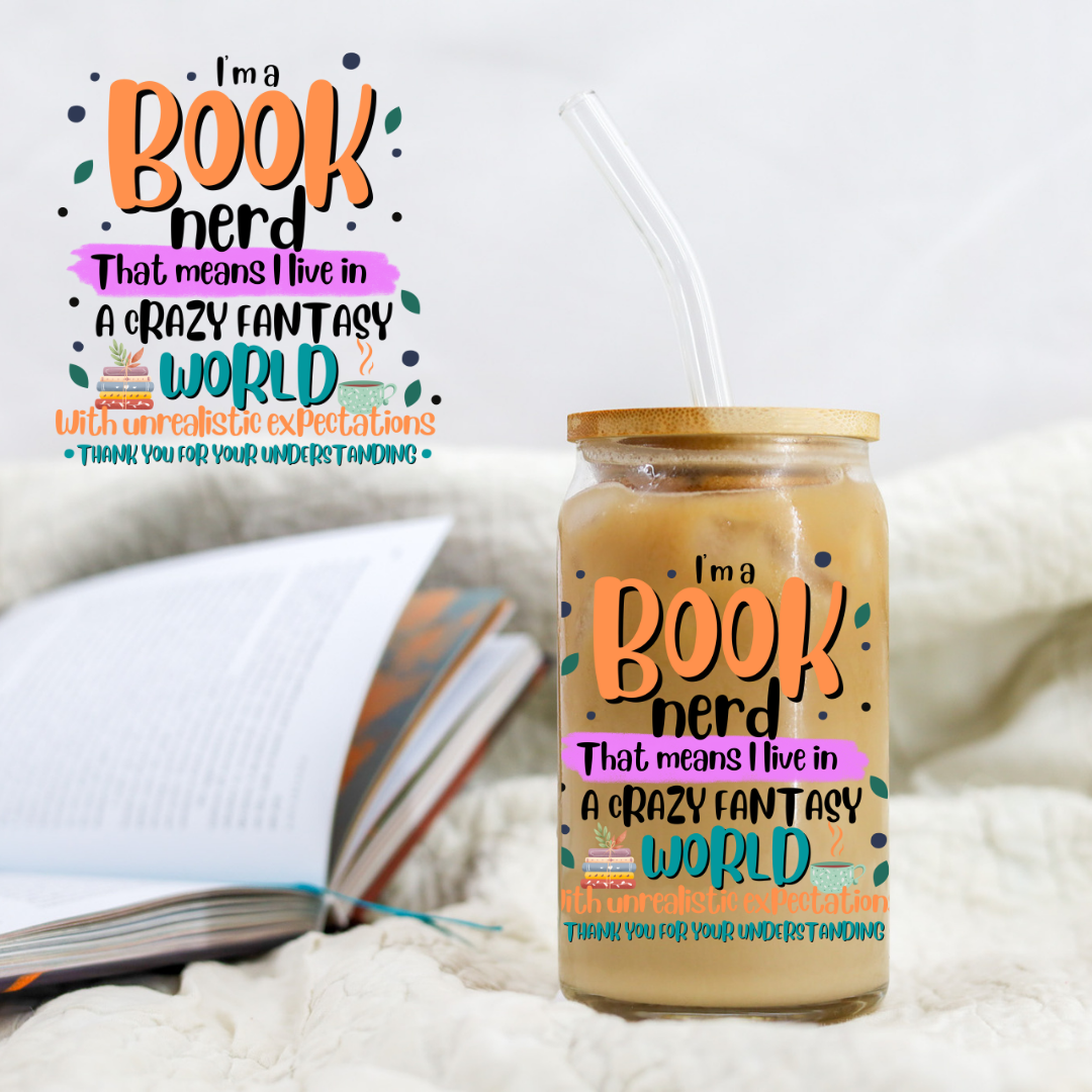 Book Nerd - UVDTF decals