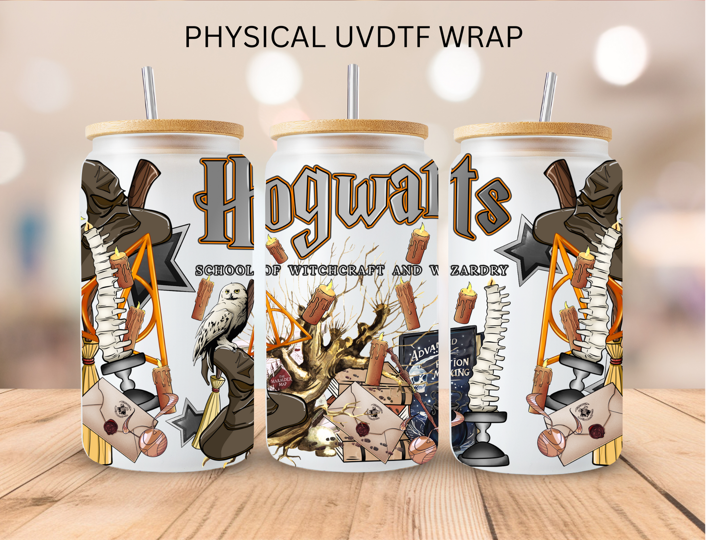 Wizard Castle - 16 oz / 20 oz Libby UV DTF Wrap