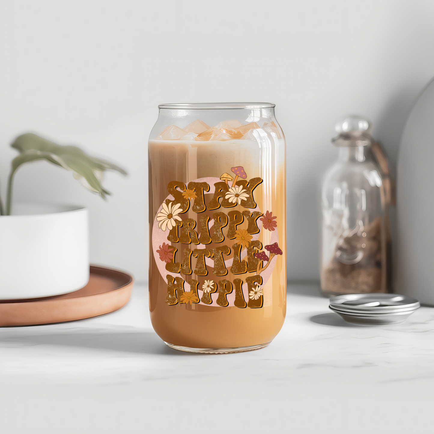 Stay Trippy Little Hippie - UVDTF Decals