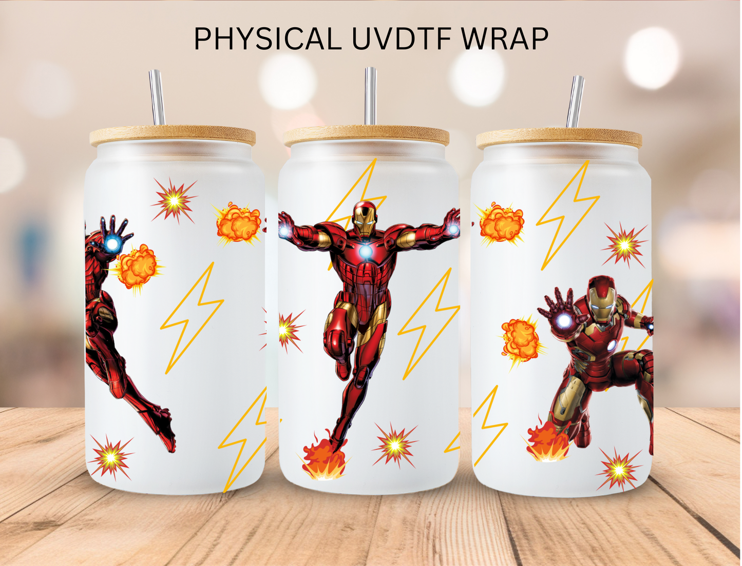 Iron Guy - 16 oz / 20 oz Libby UV DTF