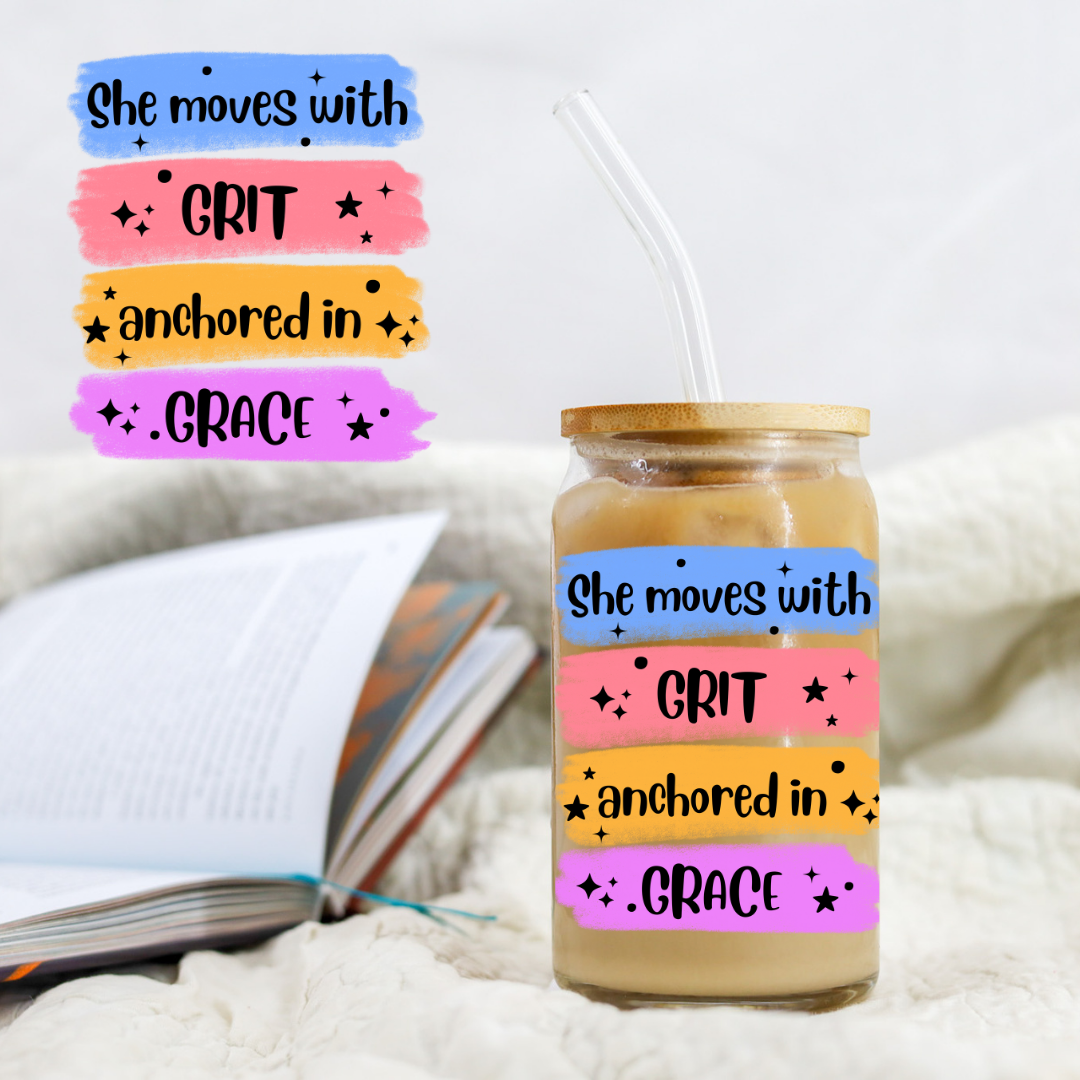 She Moves With - UVDTF decals