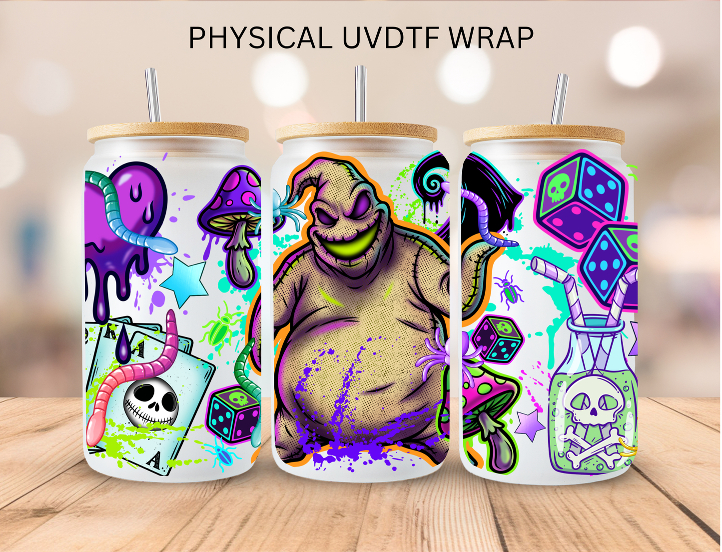 Neon Oogie - 16 oz / 20 oz Libby UV DTF Wrap (Copy)