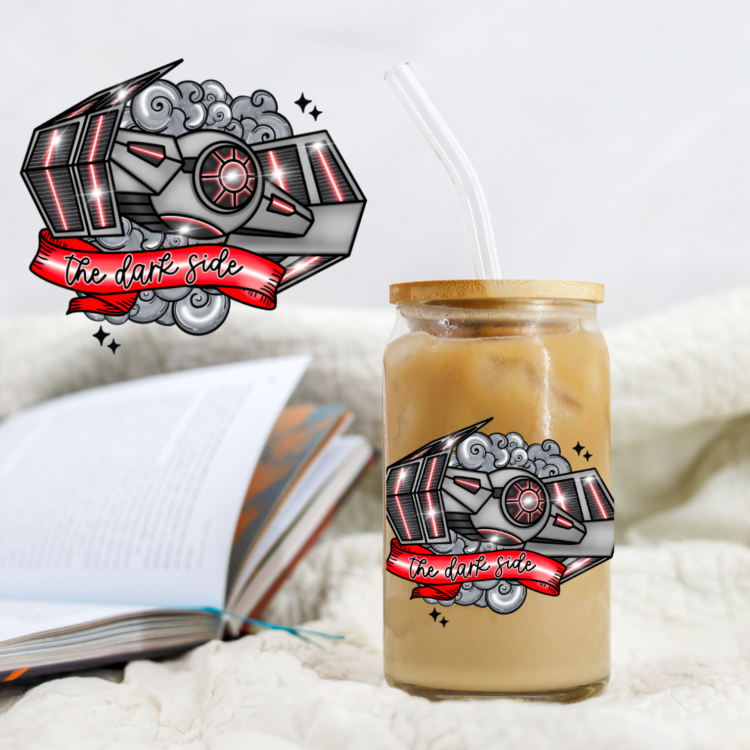 The Dark Side Star Hero - UV DTF Libby Decal NEACE CO EXCLUSIVE