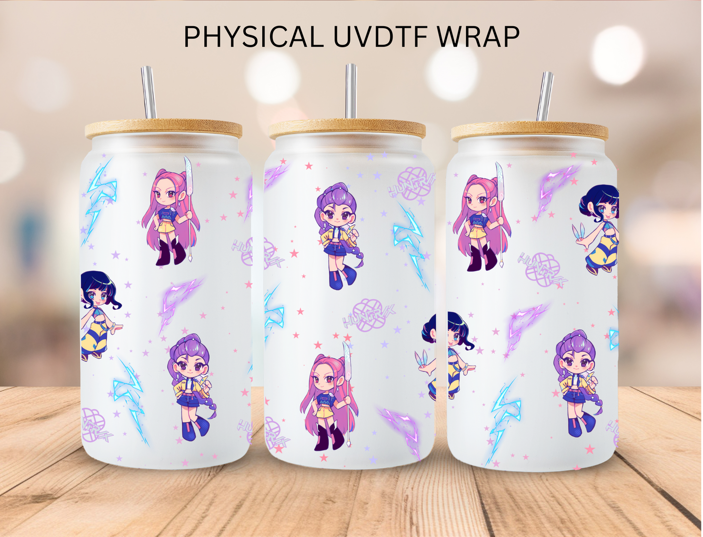 K POP Version 11 - 16 oz / 20 oz Libby UV DTF Wrap