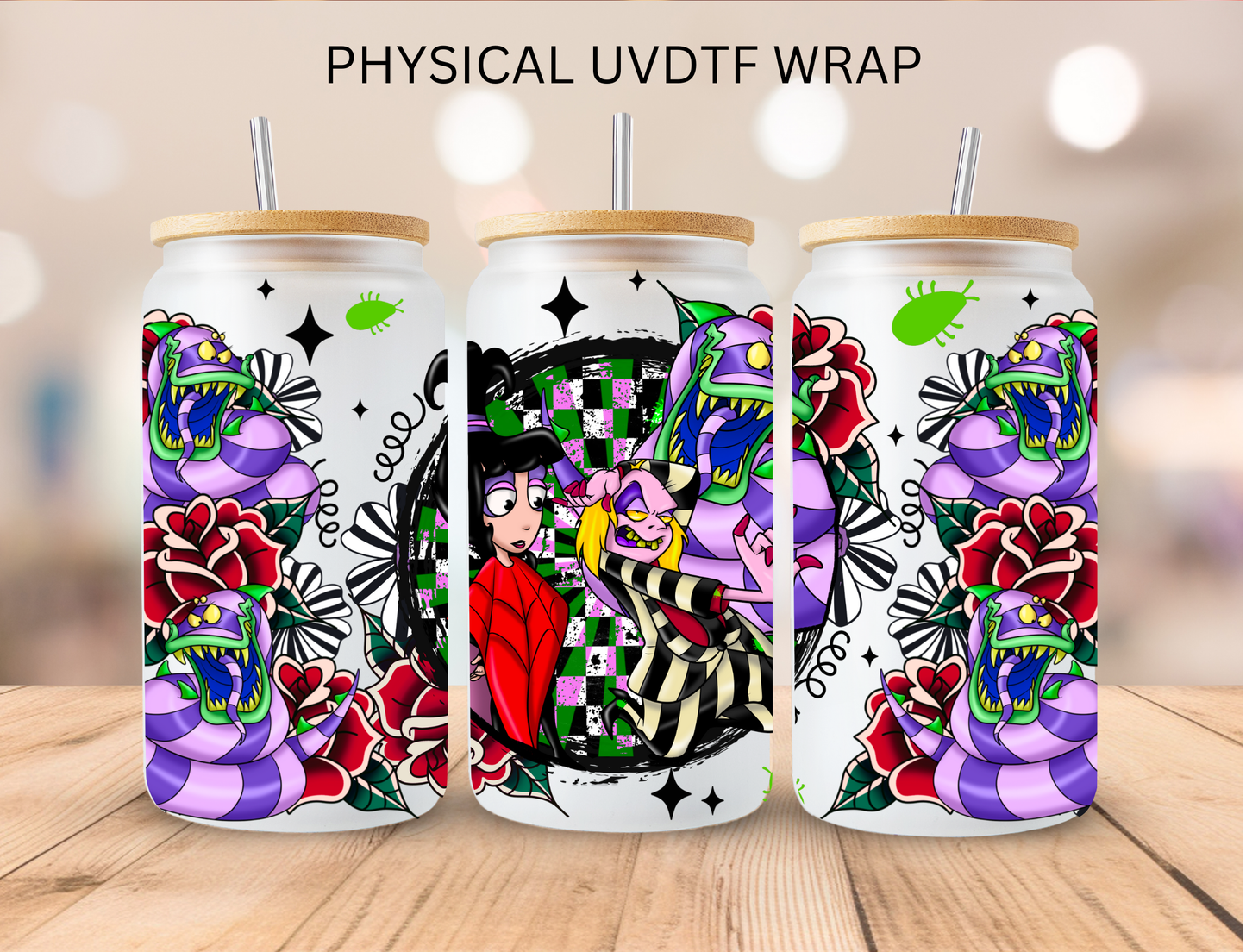 Halloween Juice Guy - 16 oz / 20 oz Libby UV DTF Wrap