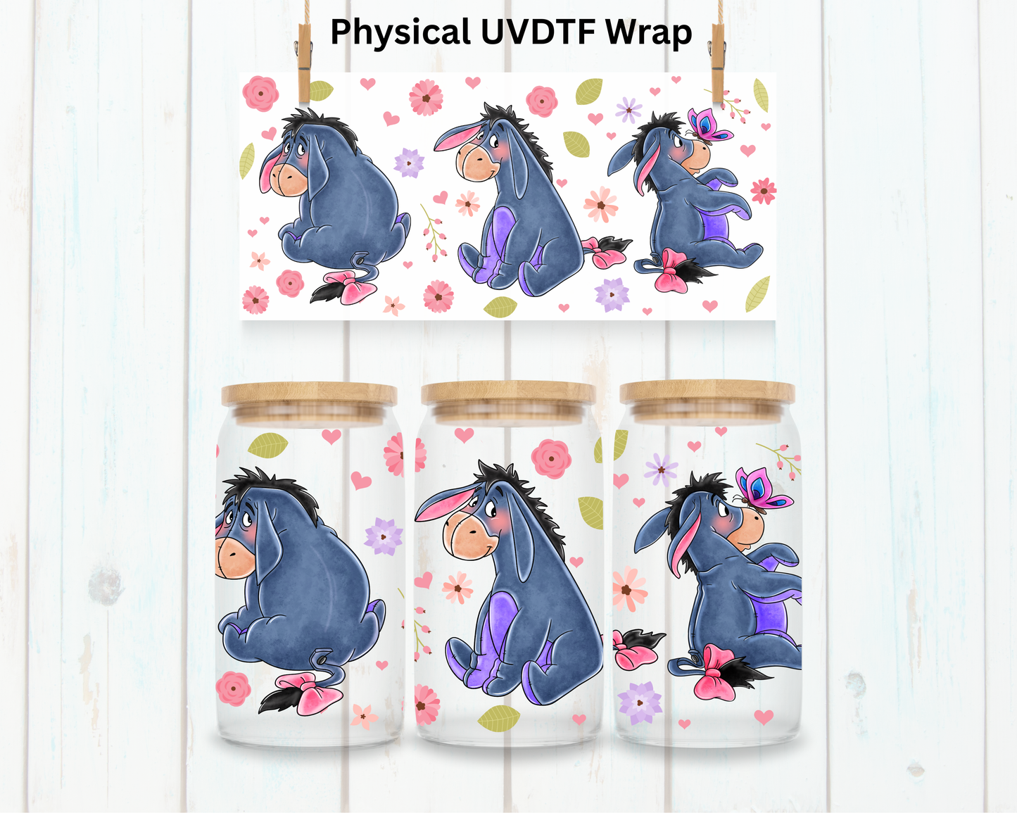 Blue Donkey - 16 oz / 20 oz Libby UV DTF