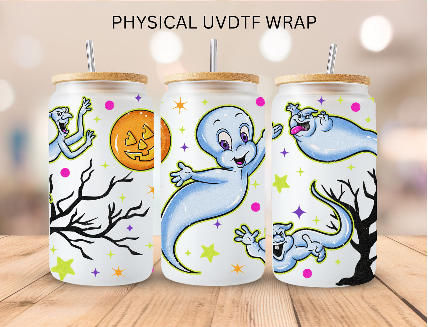 Ghost - 16 oz / 20 oz Libby UV DTF