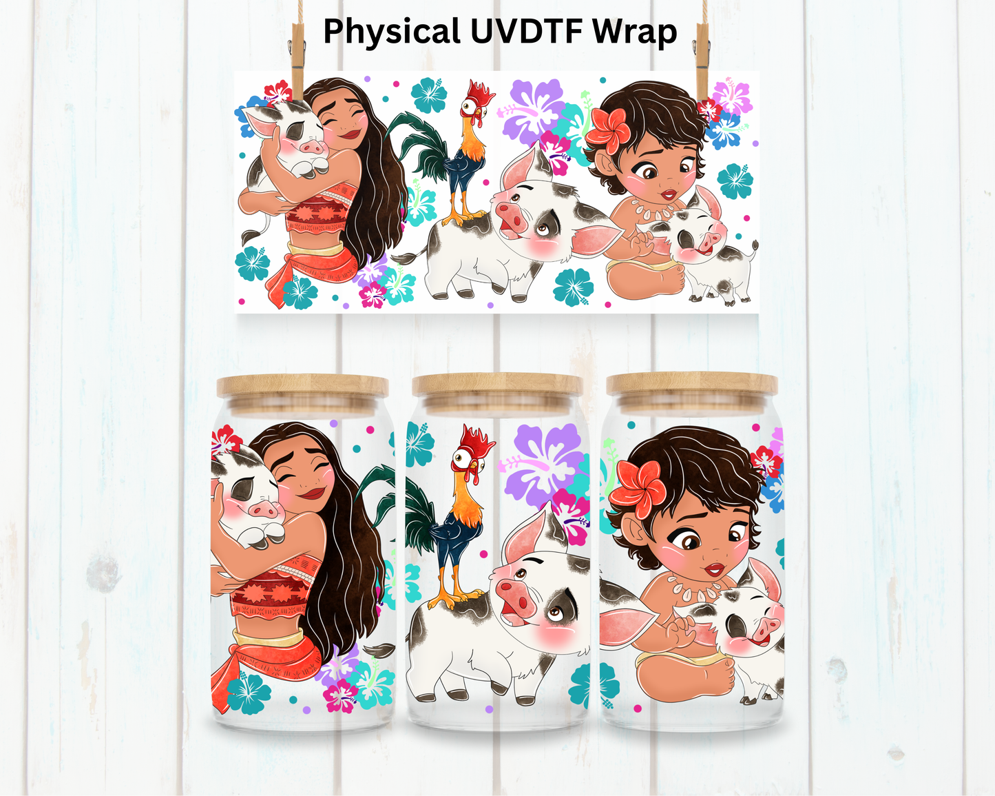 Hook Princess and Sister - 16 oz / 20 oz Libby UV DTF