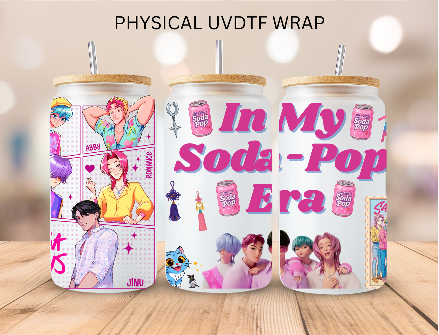 Kpop In My Soda Pop Era - 16 oz / 20 oz Libby UV DTF Wrap