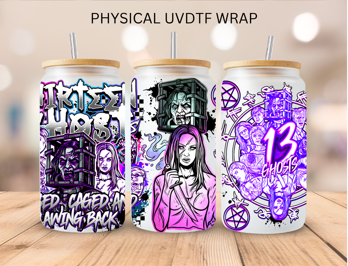 13 Ghosts - 16 oz / 20 oz Libby UV DTF Wrap