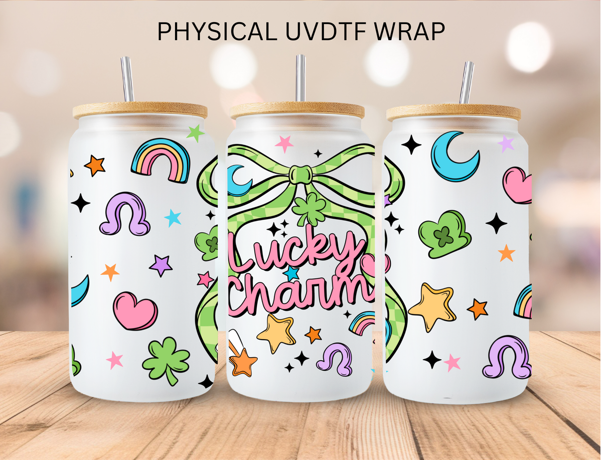 Saint Patricks Day Lucky Charm - 16 oz / 20 oz Libby UV DTF
