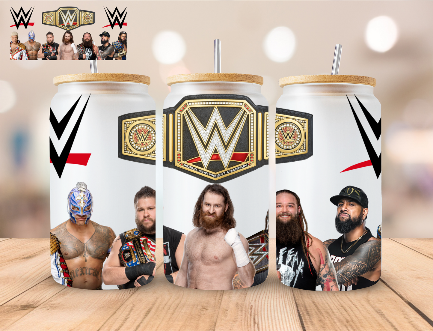 Wrestling - 16 oz / 20 oz Libby UV DTF Wrap