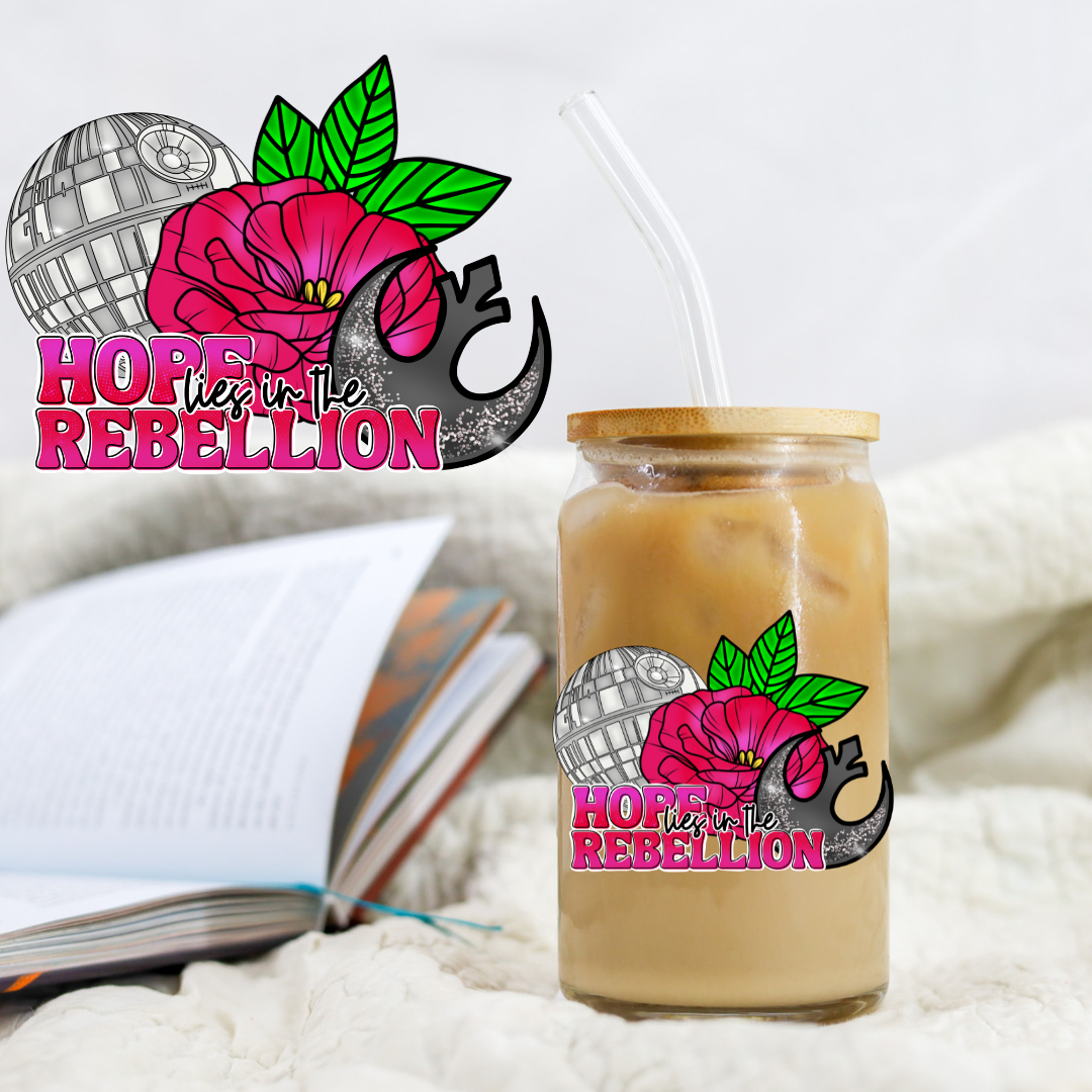 VER 2 Hope For The Rebellion Star Hero - UV DTF Libby Decal NEACE CO EXCLUSIVE