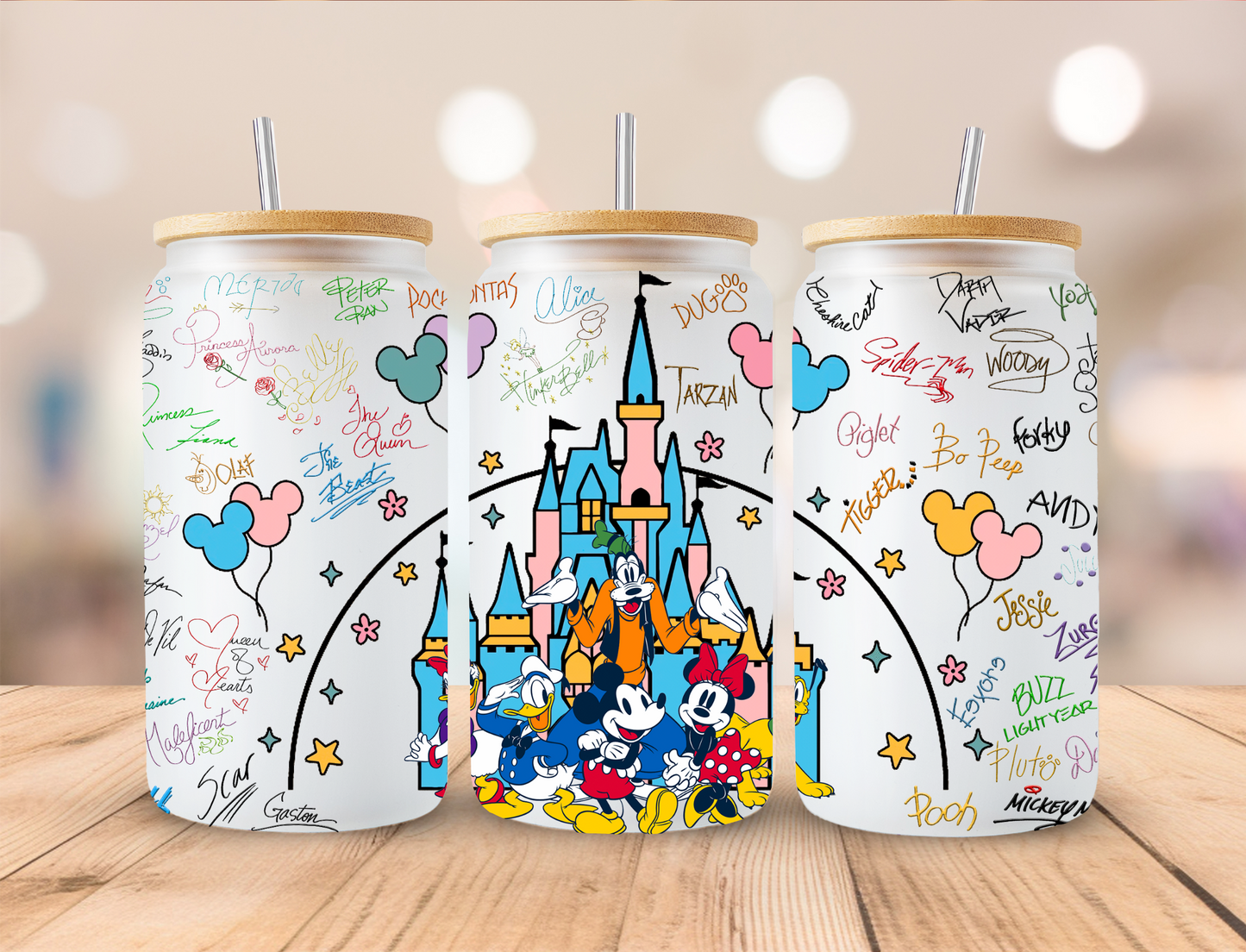 Castle Fun - 16 oz / 20 oz Libby UV DTF Wrap