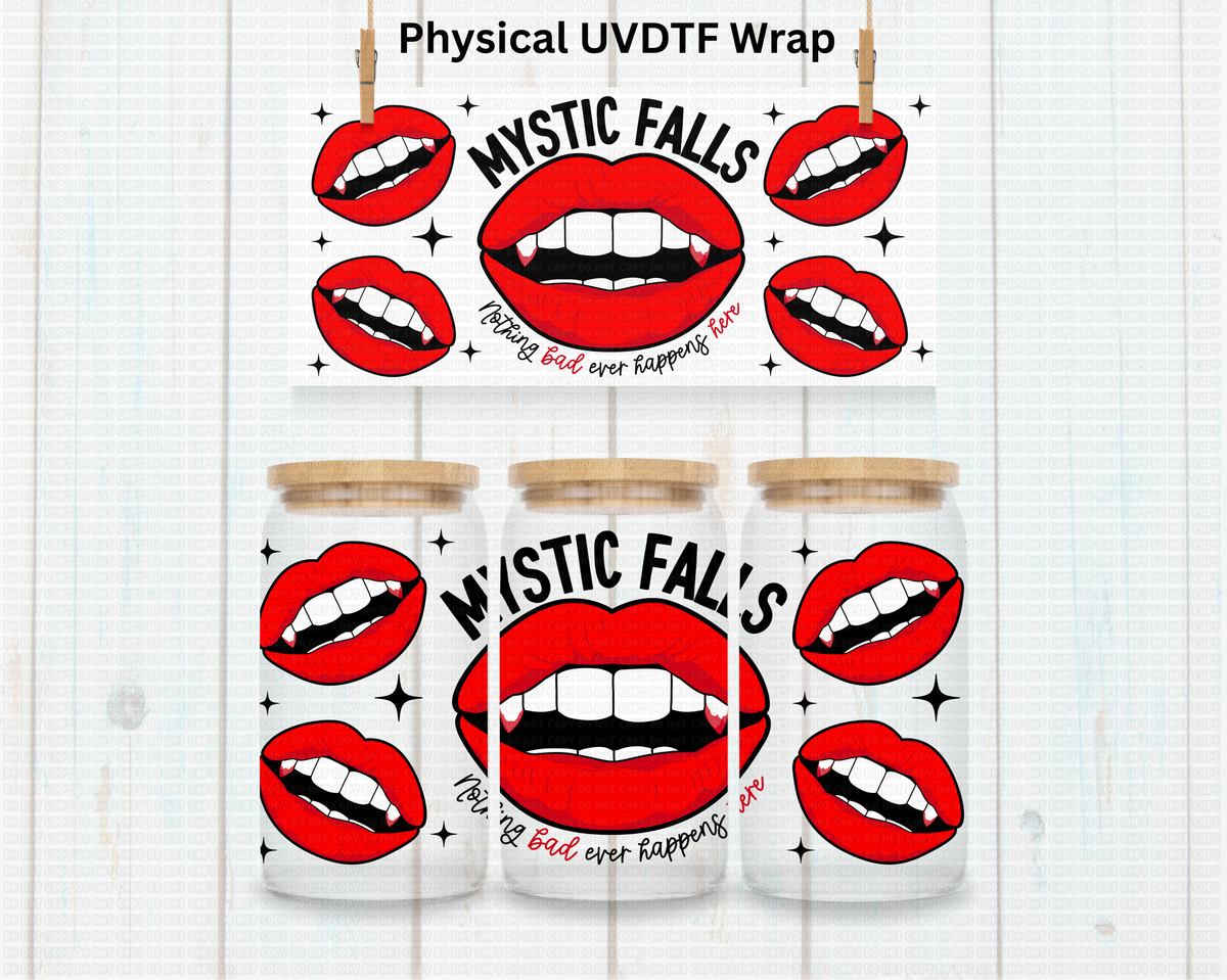 Mistic Falls Vampire - 16 oz / 20 oz Libby UV DTF