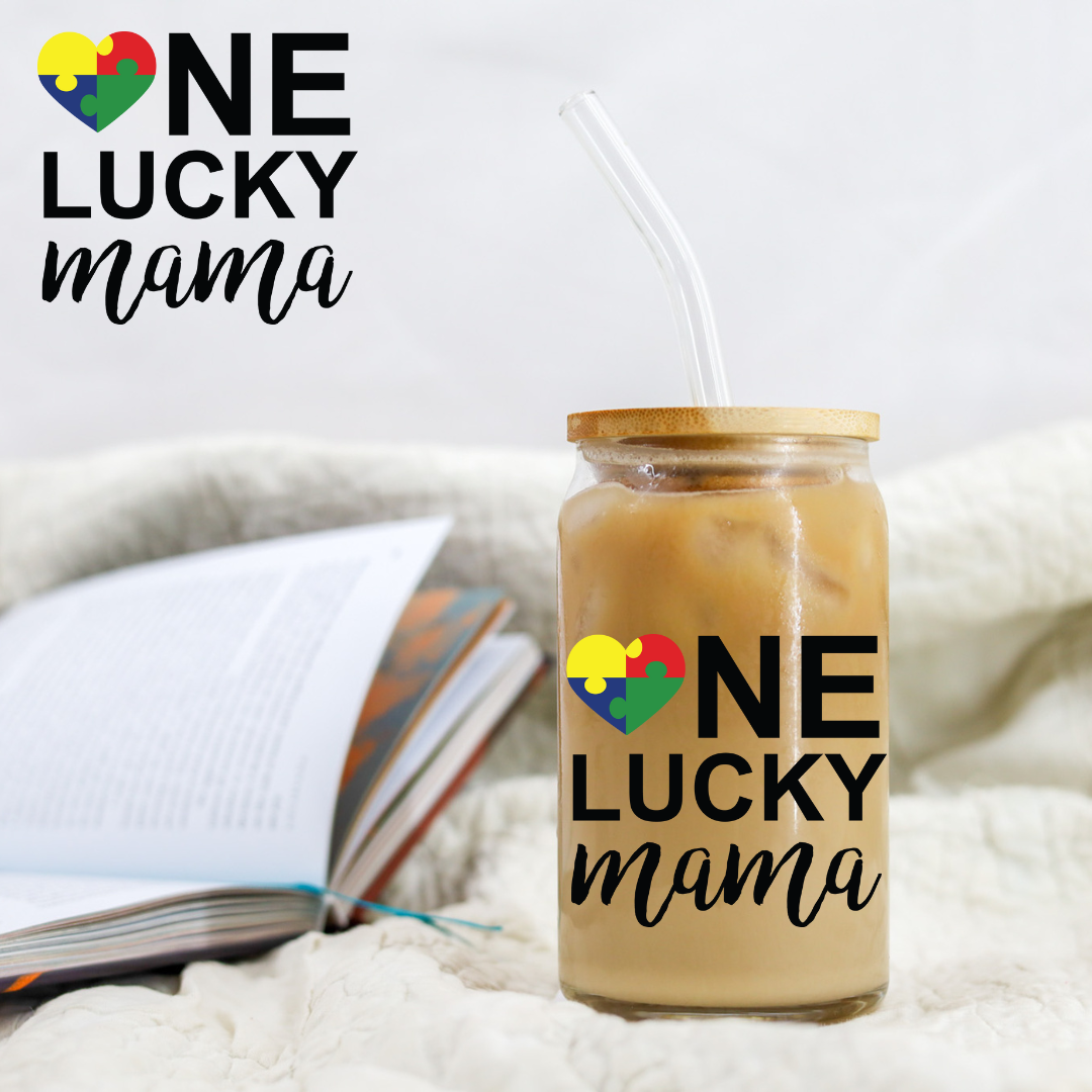 Autism One Lucky Mama - UV DTF Libby Decal