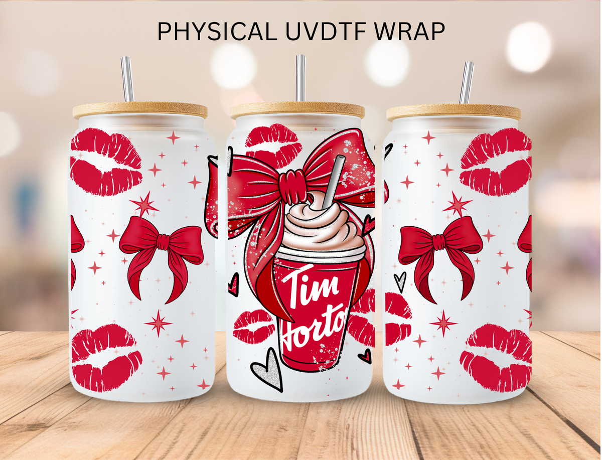 Coquette Soda Tim Horto - 16 oz / 20 oz Libby UV DTF