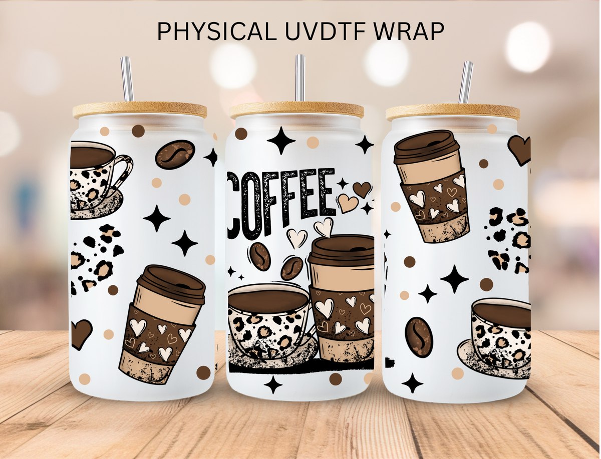 Coffee - 16 oz / 20 oz Libby UV DTF