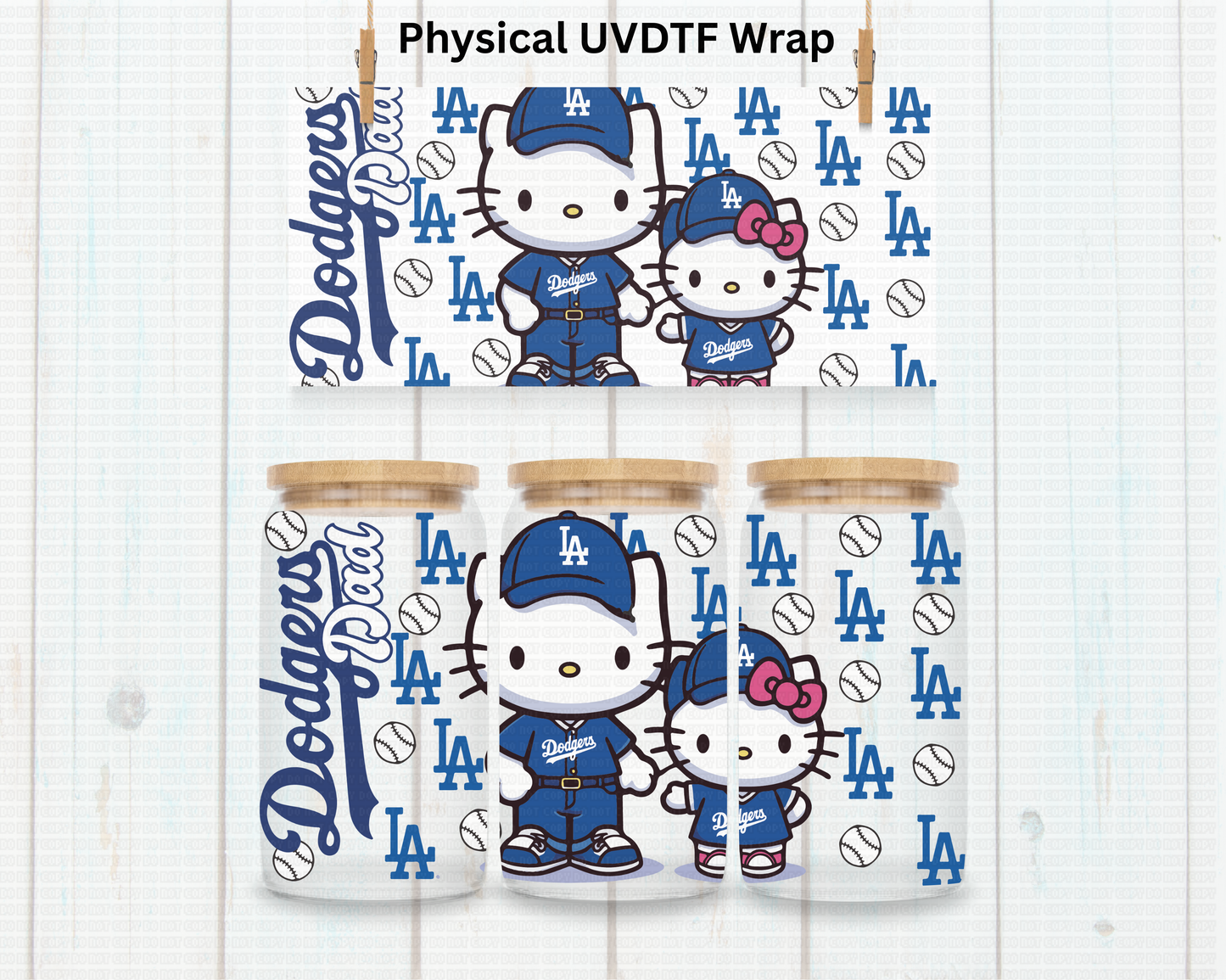 Baseball Dad And Son - 16 oz / 20 oz Libby UV DTF