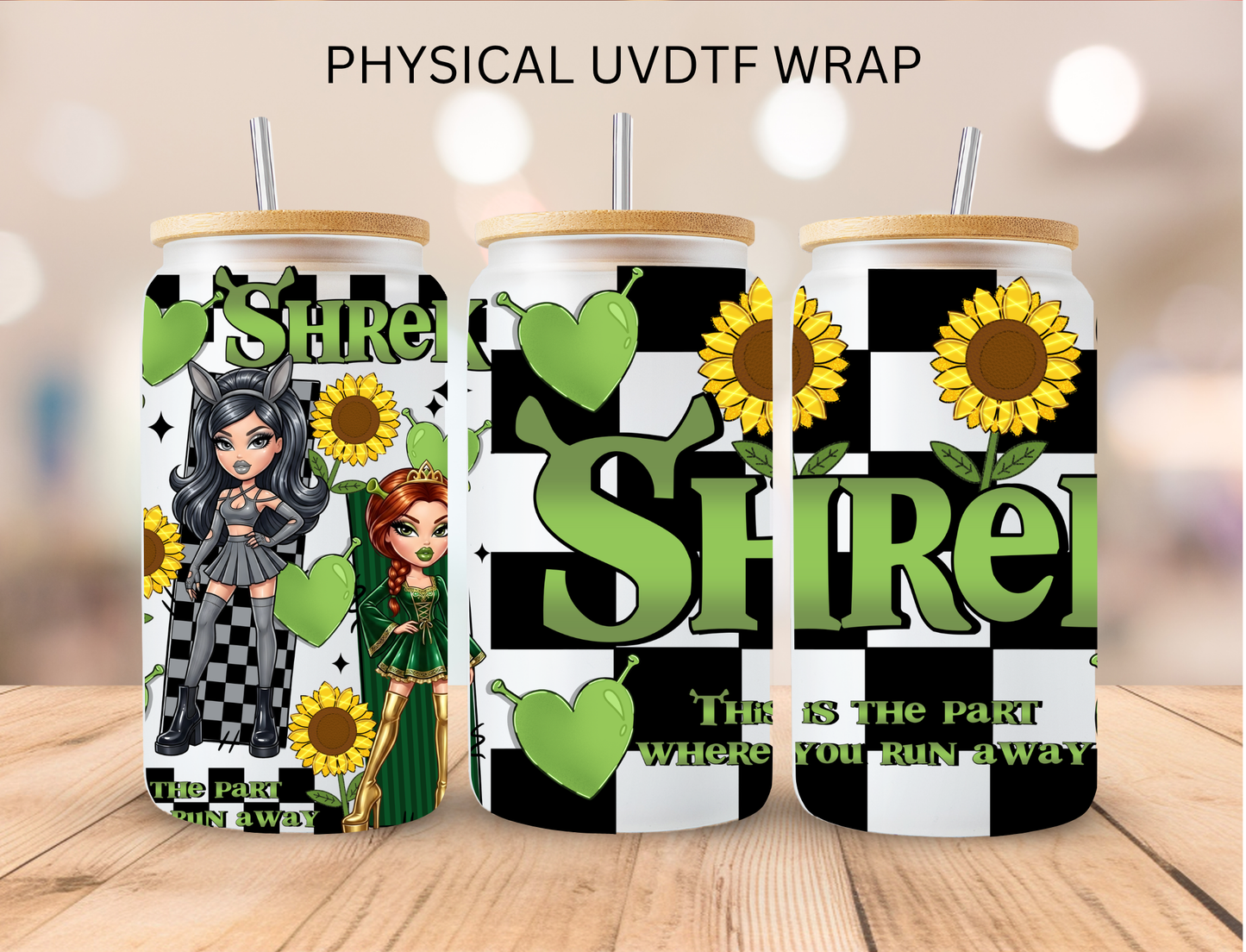 Green Ogre Dolls - 16 oz / 20 oz Libby UV DTF Wrap