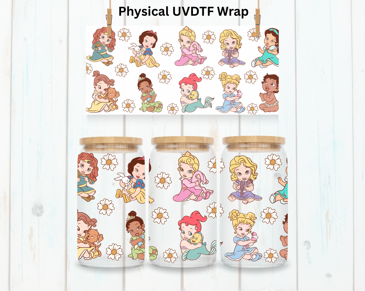 Spring Baby Princess - 16 oz / 20 oz Libby UV DTF