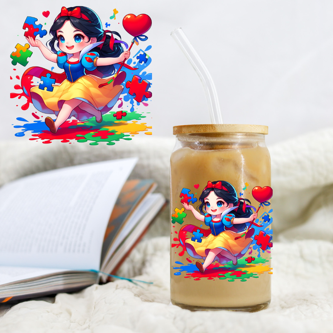 Autism Princess Poison Apple - UV DTF Libby Decal