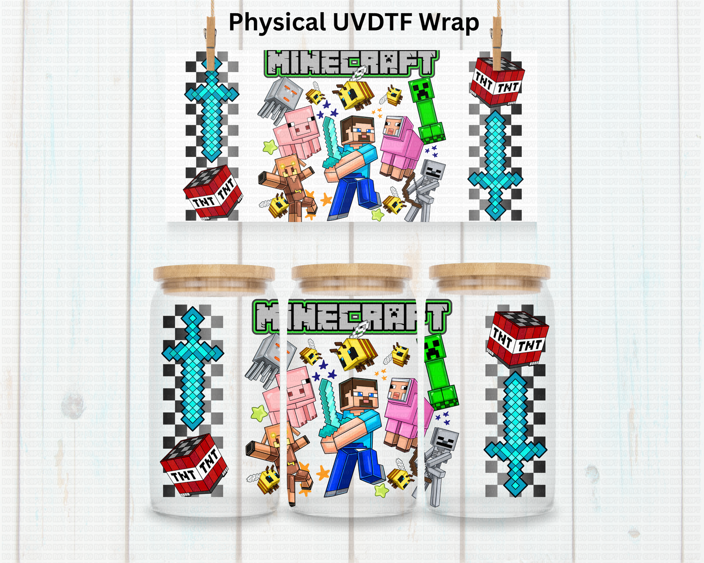 Mine Friends (Red) - 16 oz / 20 oz Libby UV DTF