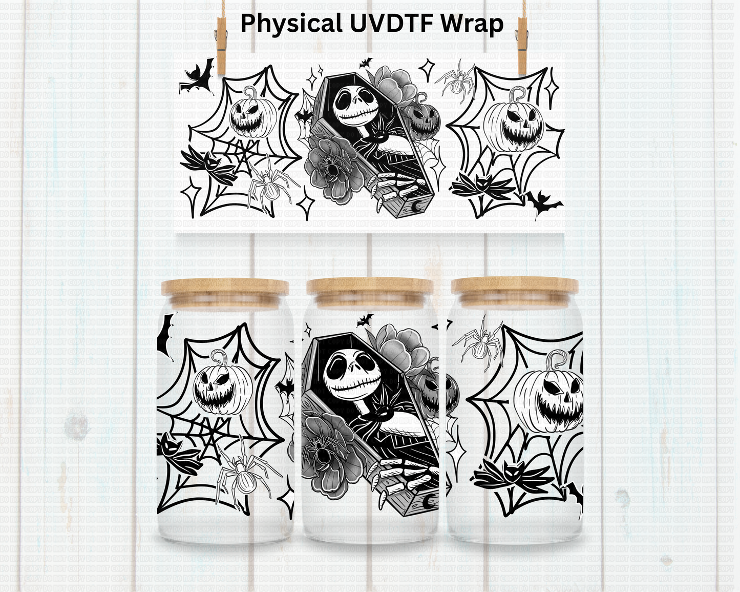 Skellie Jak Spiderweb - 16 oz / 20 oz Libby UV DTF