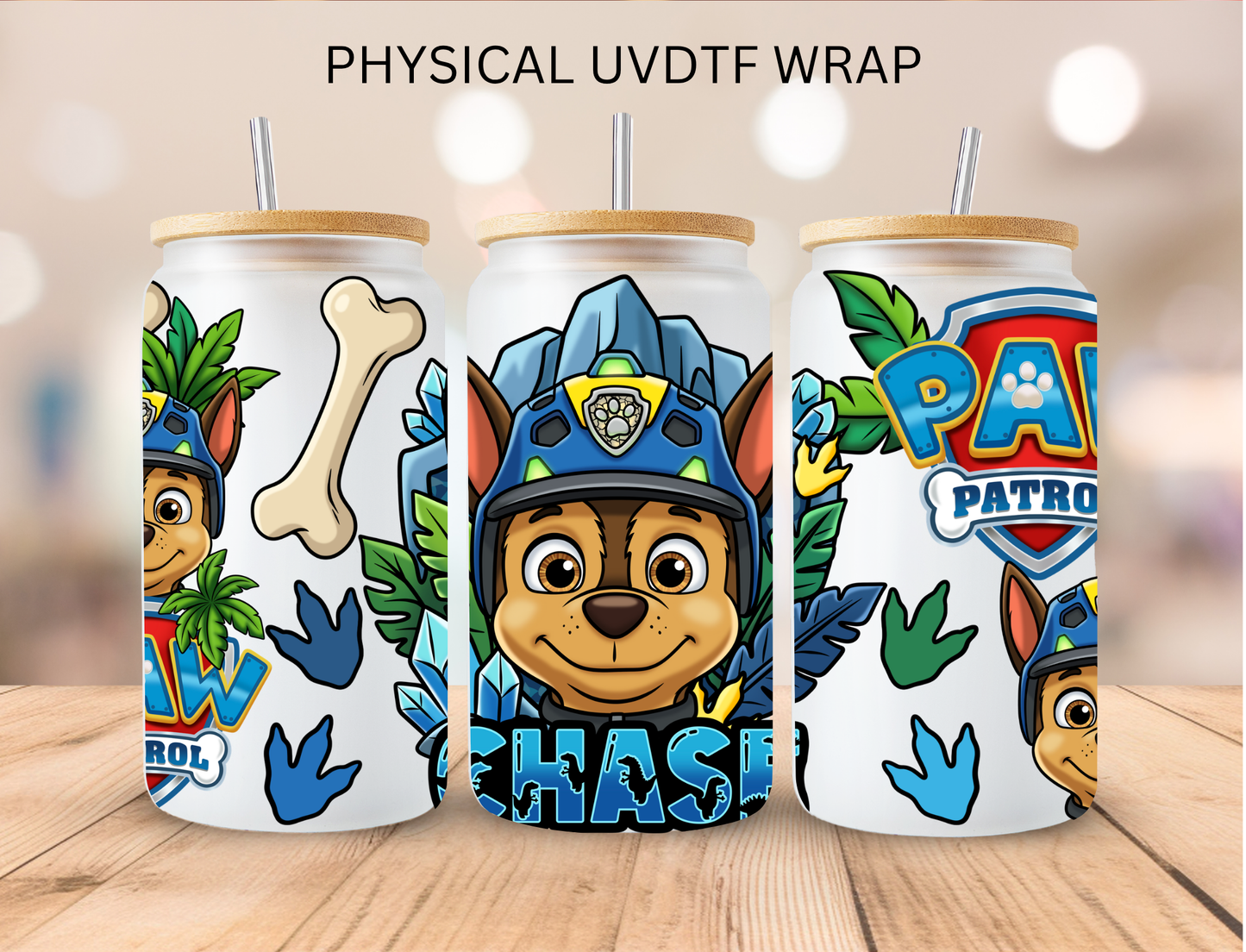 Patrol Dogs Chase - 16 oz / 20 oz Libby UV DTF Wrap