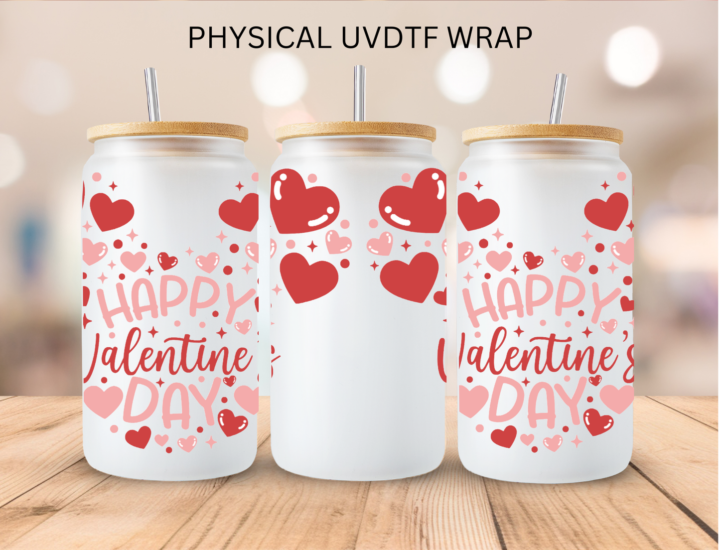 Valentines Day Mouse - 16 oz / 20 oz Libby UV DTF